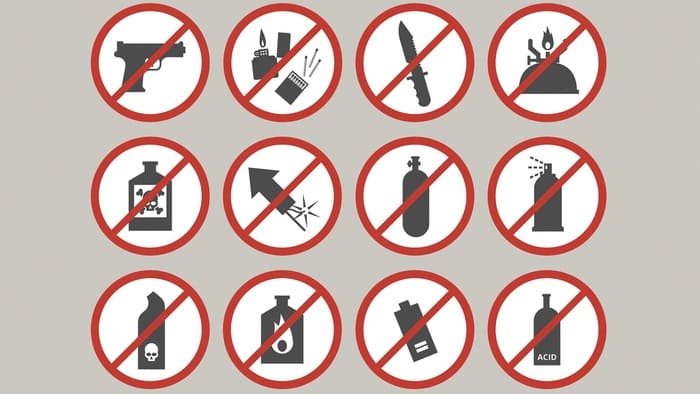 Artículos prohibidos para viajar a Argentina