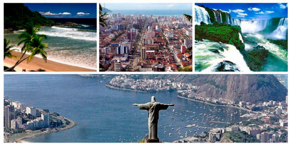 Destinos visitados en Brasil